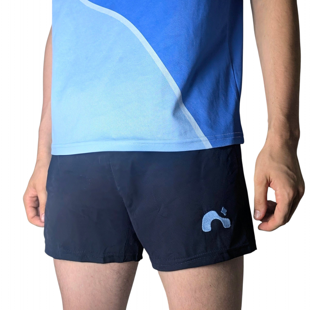 Short naiko bleu