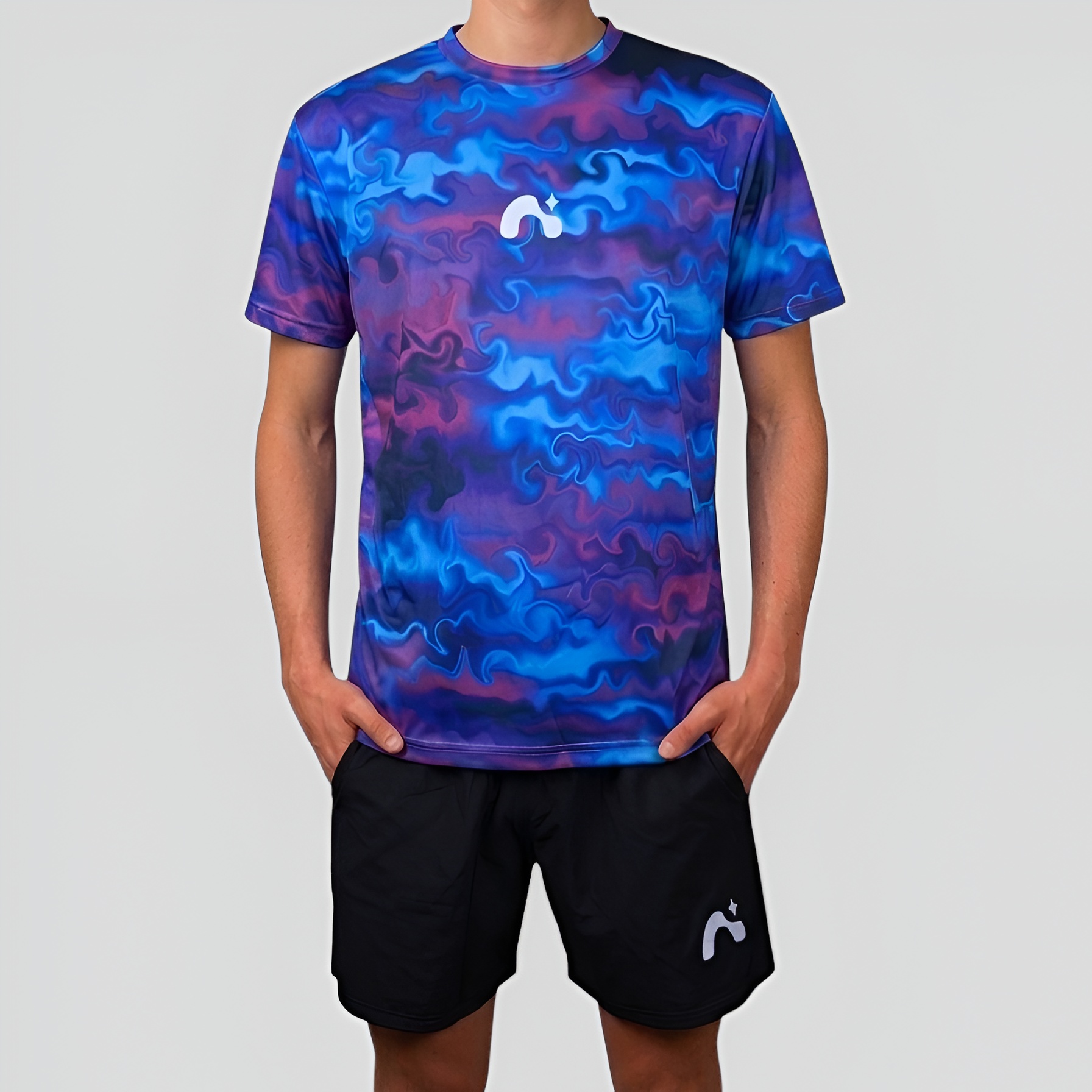 Maillot Nébuleuse Bleu et Violet – Image 2