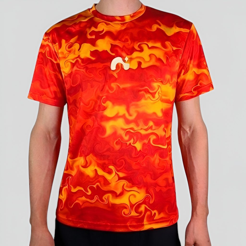 Maillot Nébuleuse Rouge et Jaune