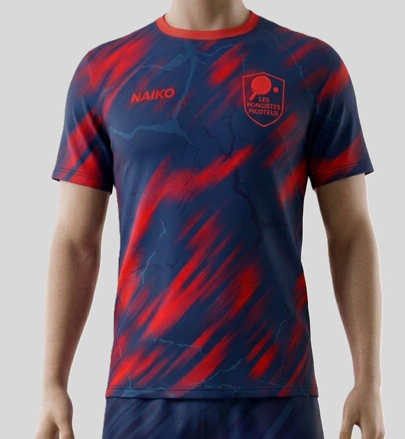 Maillot Les Pongistes Picoteux X Naiko
